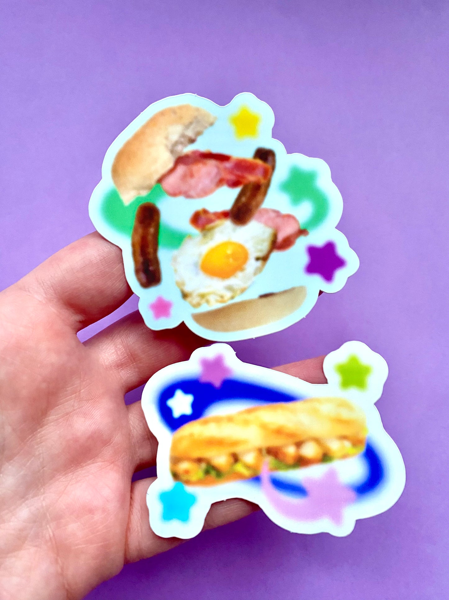 dreamy chicken roll sticker