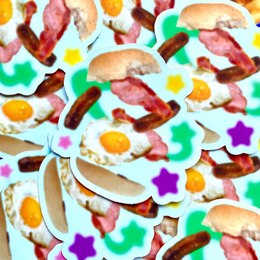 dreamy breakfast bap sticker