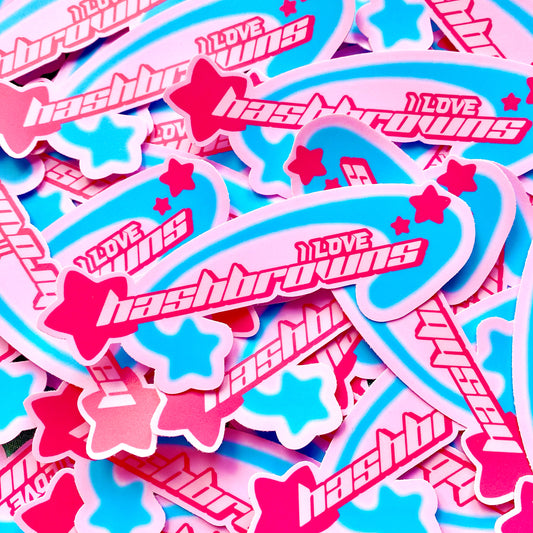 I 💕 hashbrowns sticker
