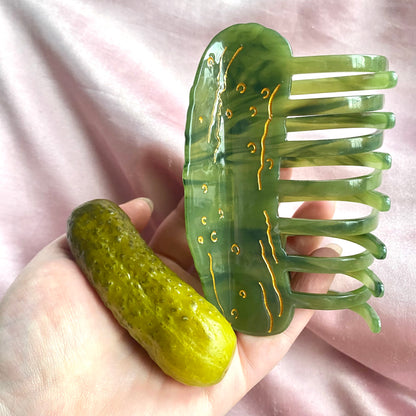 pickle hair claw clip **PREORDER SHIPPING EARLY 2025***