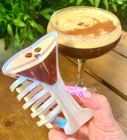 espresso martini claw clip